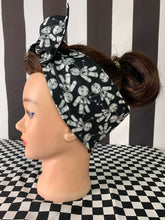 Load image into Gallery viewer, Black and white wired headbands