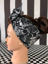 Load image into Gallery viewer, Black and white wired headbands