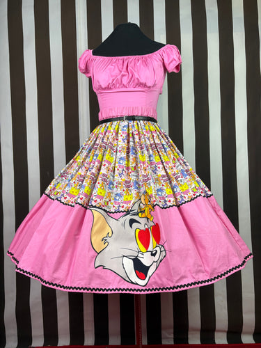 Tom & Jerry inspired fan art cartoon skirt