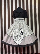 Load image into Gallery viewer, I love Lucy fan art black and white grey scale skirt