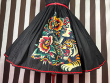 Load image into Gallery viewer, Tattoo art inspired skirt