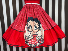 Load image into Gallery viewer, Betty Boop fan art polka dot skirt
