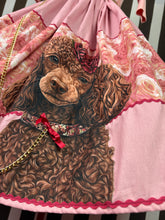 Load image into Gallery viewer, Salmon pink brown poodle skirt