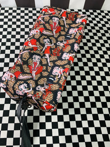 Betty boop leopard print dance shoe bag regular