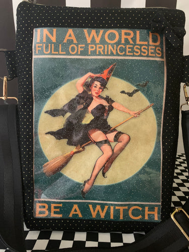 Be a witch fan art frame it crossbody bag