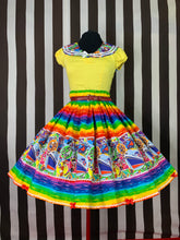 Load image into Gallery viewer, Cruise Disney fan art rainbow skirt