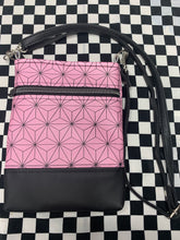Load image into Gallery viewer, Nezuko inspired fan art crossbody bag