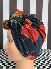 Load image into Gallery viewer, Poppies head wrap