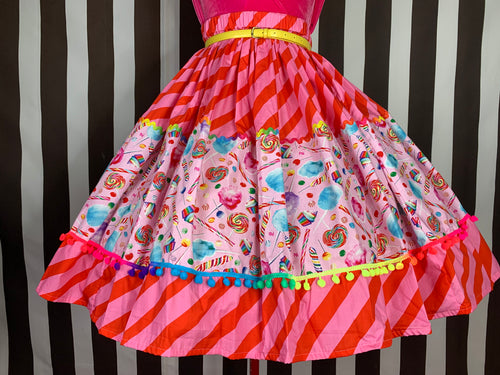 Candy and cupcake heaven skirt
