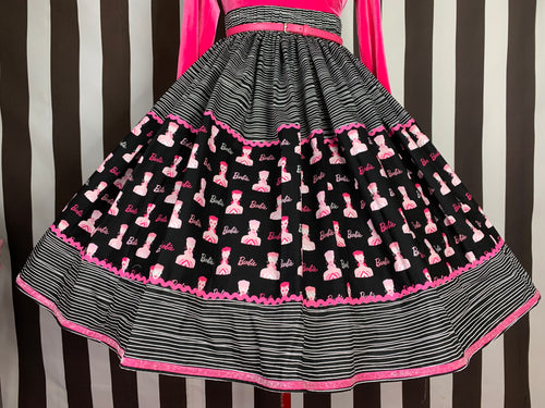 Vintage barbie print skirt