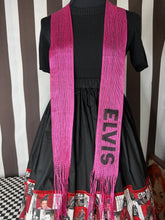 Load image into Gallery viewer, Elvis fan art metallic scarf