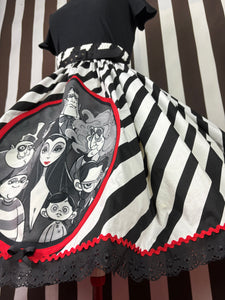The Adam’s family fan art skirt