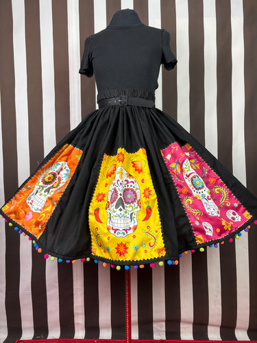 Day of the dead Sugar skull fan art skirt