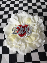 Load image into Gallery viewer, Elvis inspired peony hair/brooch flowers