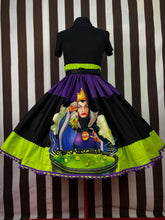 Load image into Gallery viewer, Evil queen inspired fan art skirt