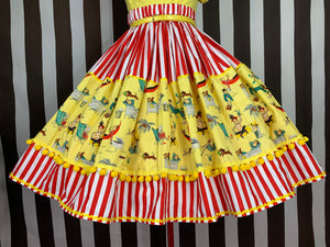 He’s in heaven print skirt