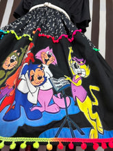 Load image into Gallery viewer, Top Cat inspired fan art skirt
