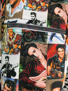 Elvis fan art colourful portraits drink bottle crossbody bag