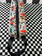 Load image into Gallery viewer, Gingham rock’n’roll print dance shoe bag regular