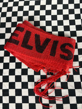 Load image into Gallery viewer, Elvis fan art metallic scarf