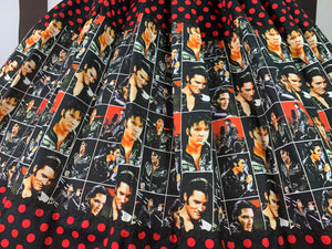 Elvis fan art 68 come back special and polka dots skirt