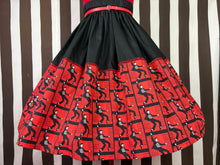 Load image into Gallery viewer, Elvis fan art jail house rock skirt