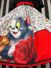 Load image into Gallery viewer, Tom and Jerry inspired check skirt