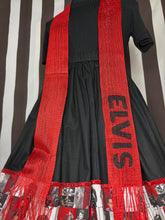 Load image into Gallery viewer, Elvis fan art metallic scarf