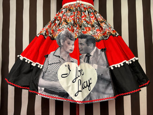 I love Lucy & Desi fan art skirt