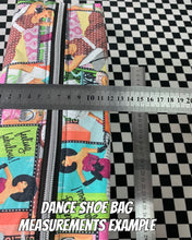 Load image into Gallery viewer, Rockabilly print dance shoe bag regular