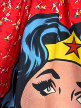 Load image into Gallery viewer, Wonder Woman inspired fan art skirt