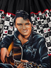 Load image into Gallery viewer, Elvis painting fan art love print skirt