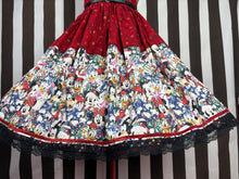 Load image into Gallery viewer, Disney inspired Christmas fan art skirt