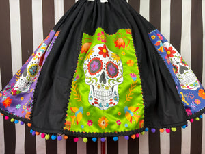 Day of the dead Sugar skull fan art skirt