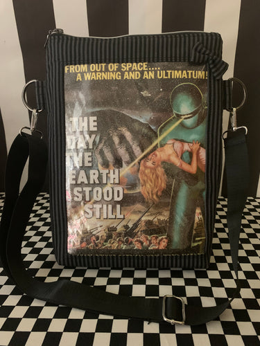 The day the earth stood still fan art frame it crossbody bag