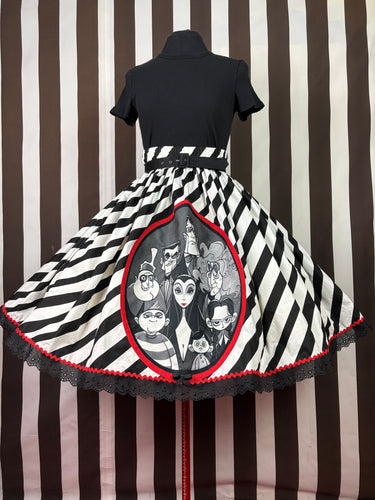 The Adam’s family fan art skirt