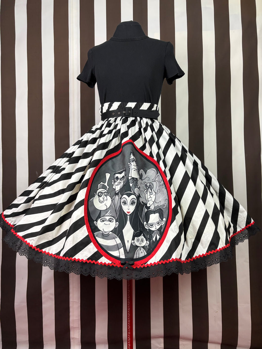 The Adam’s family fan art skirt