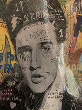 Load image into Gallery viewer, Elvis graffiti fan art frame it crossbody bag