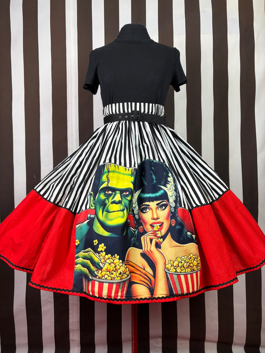 Frankie and his gal inspired fan art skirt