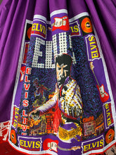 Load image into Gallery viewer, Elvis performing elaborate fan art skirt