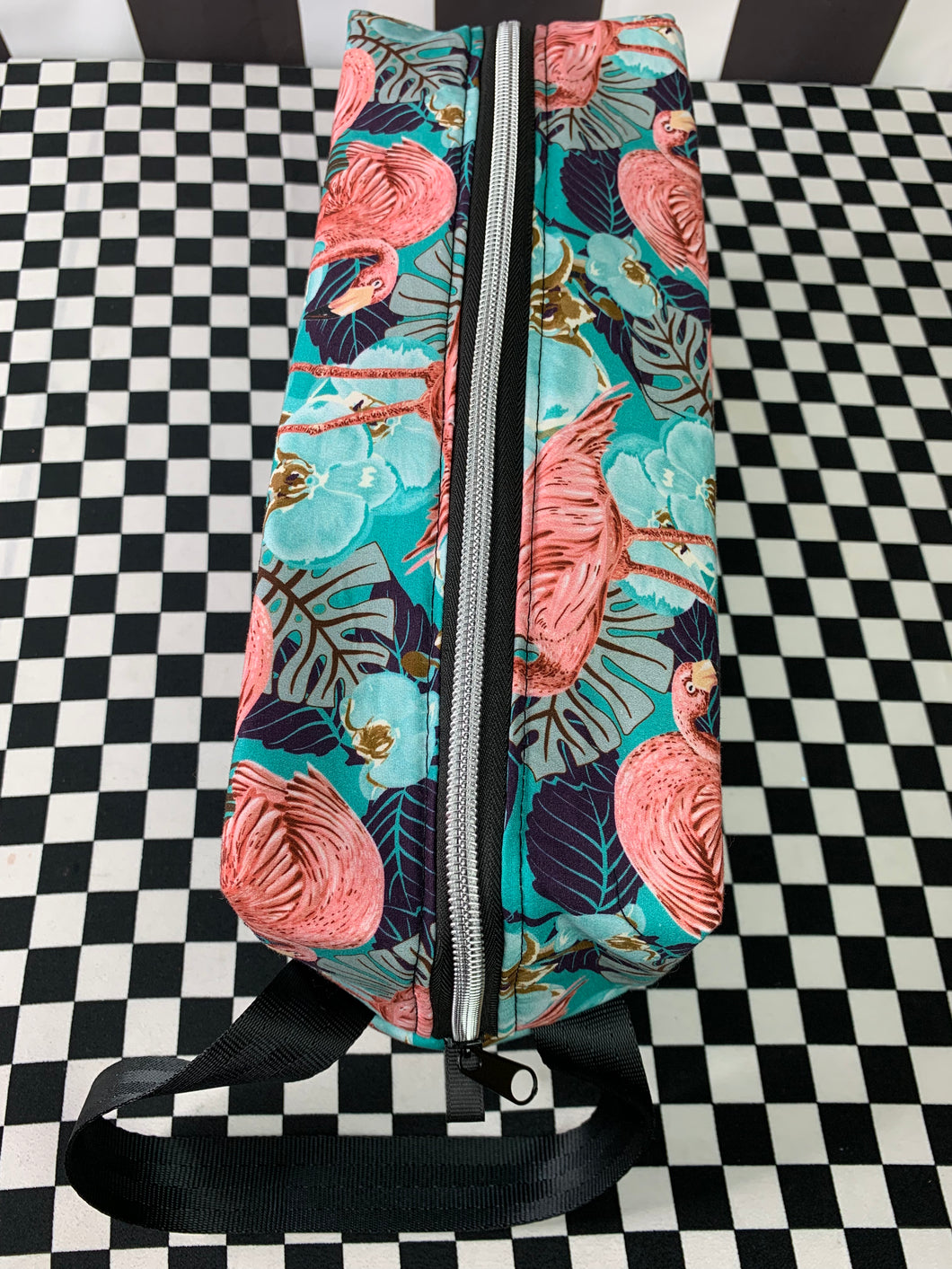 Flamingo print dance shoe bag regular