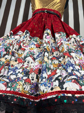 Load image into Gallery viewer, Disney inspired Christmas fan art skirt
