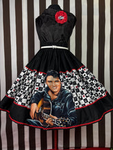 Load image into Gallery viewer, Elvis painting fan art love print skirt