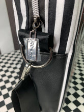 Load image into Gallery viewer, Skull barber Tin sign crossbody bag