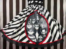 Load image into Gallery viewer, The Adam’s family fan art skirt