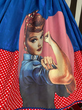 Load image into Gallery viewer, I love Lucy fan art polka dot skirt