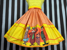 Load image into Gallery viewer, Yogi bear inspired fan art skirt