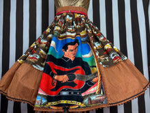 Load image into Gallery viewer, Johnny Cash inspired skirt