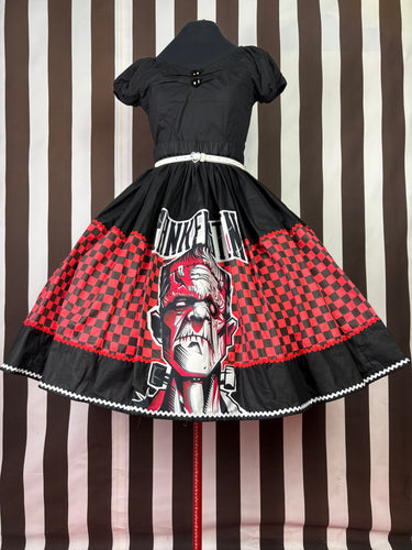 Red Checkered Frankenstein skirt
