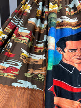 Load image into Gallery viewer, Johnny Cash inspired skirt